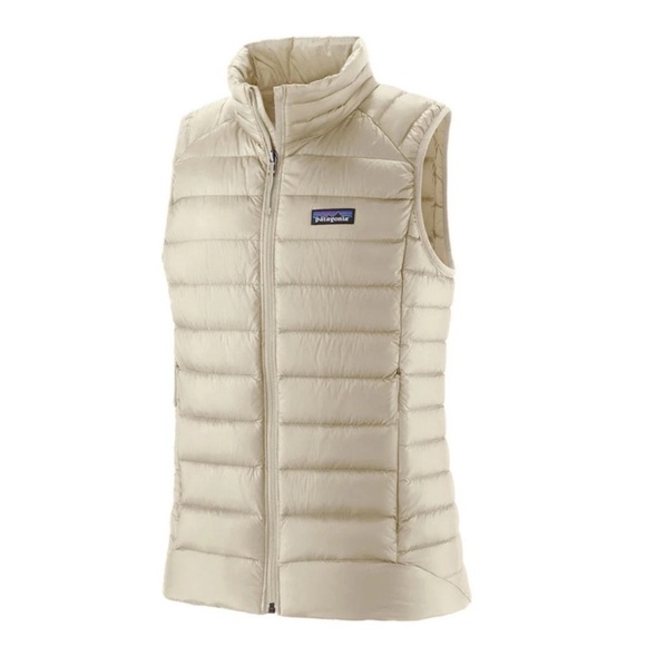 Patagonia Women's XL Down Sweater Vest Puffer Puff Wool White NWT Puffy - Picture 6 of 7
